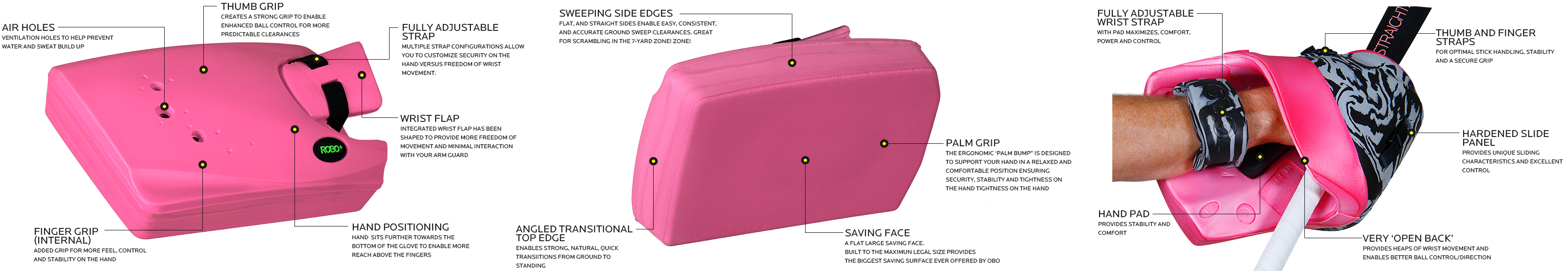 Plus hand protectors